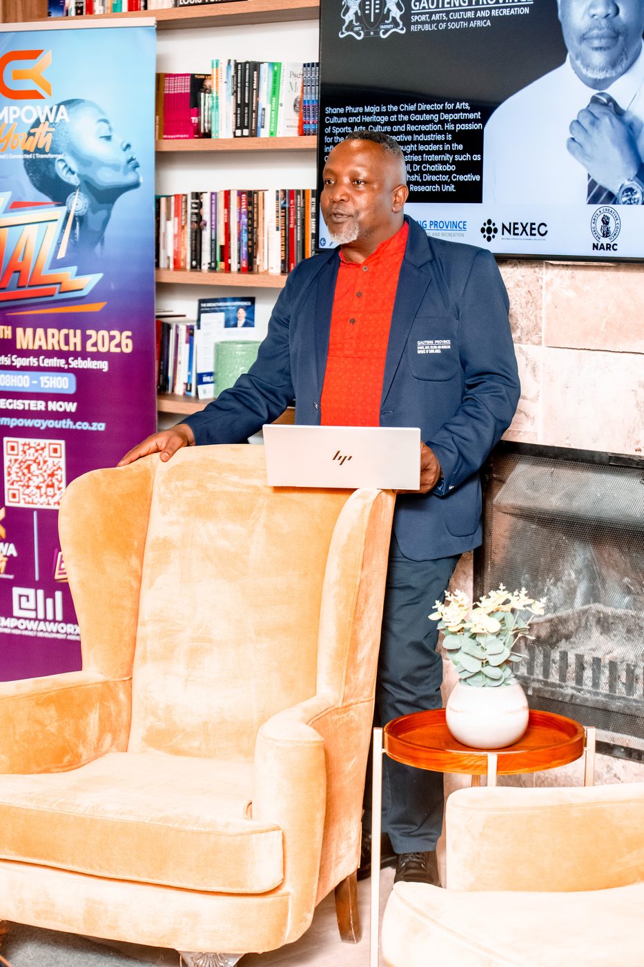 Shane Phure Maja, Chief Director: Arts, Culture and Heritage, Gauteng Department of Sport, Arts, Culture and Recreation