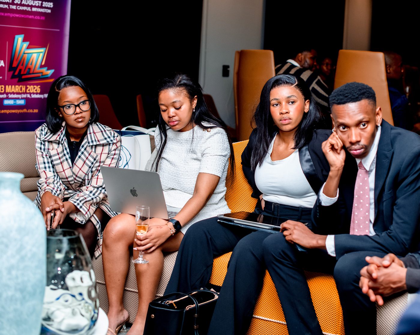 Delegates in session